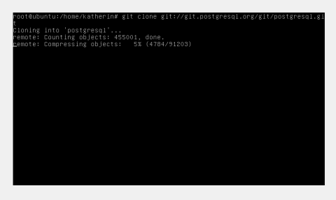 Instalación del PosgreSQL 9.2.1 desde su repositorio git